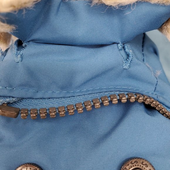 L.L. Bean Goose Down Women's Blue Winter Puffer Vest Size Small - Picture 6 of 9